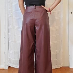 Forever 21 Pants - Faux leather culottes Forever 21 Pants - Faux leather culottes